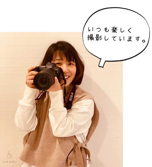 新生児の赤ちゃんの写真を撮影します。